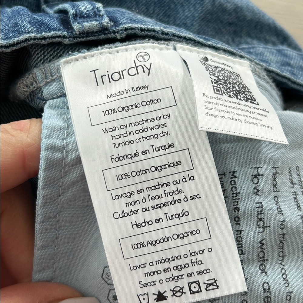 Triarchy Wide Leg High Rise Jeans - Picture 8 of 13